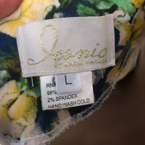 Iconic by Unique Vintage April Swing Floral Dress - Picture 7 of 9